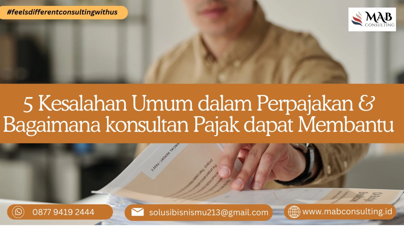 Kesalahan umum dalam perpajakan